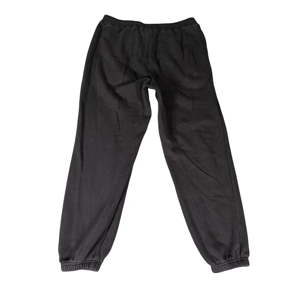 The North Face Mens Black Fleece Jogger Sweatpants Embroidered Logo NF0A5I67